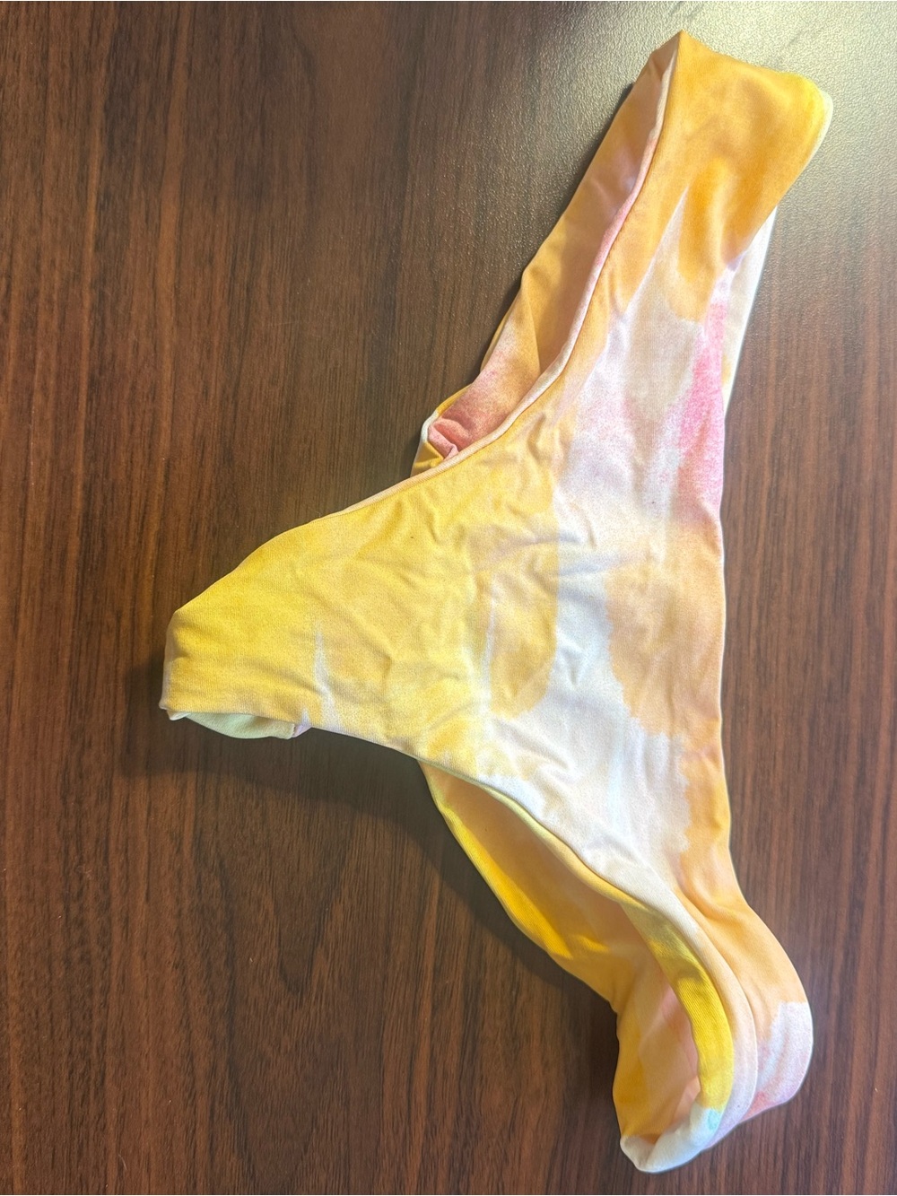 Boys + Arrows Tie-Dye Yellow & Pink Bikini Bottoms
